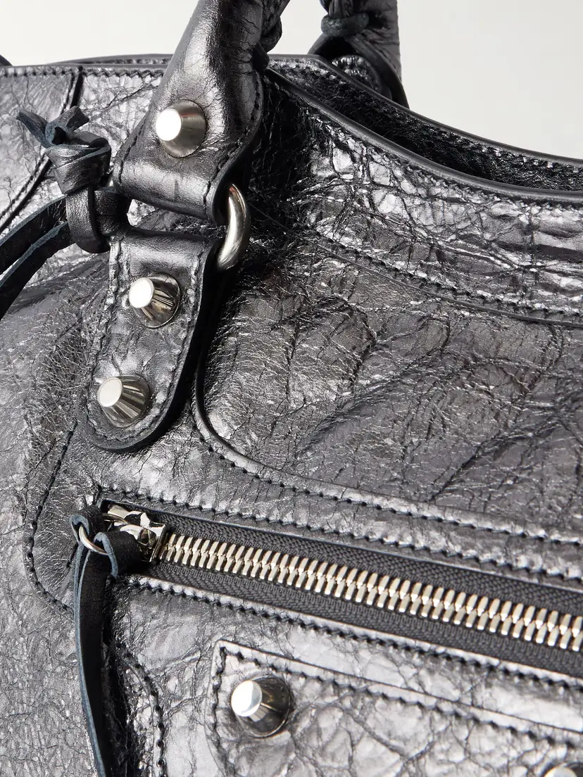 Balenciaga Le City Medium Leather Shoulder Bag | Thumbnail 5 Balenciaga Le City Medium Leather Shoulder Bag | Thumbnail 5