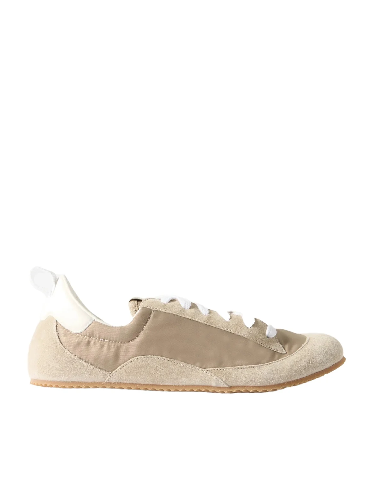 Sacchetto Leather And Suede-trimmed Shell Sneakers Sacchetto Leather And Suede-trimmed Shell Sneakers