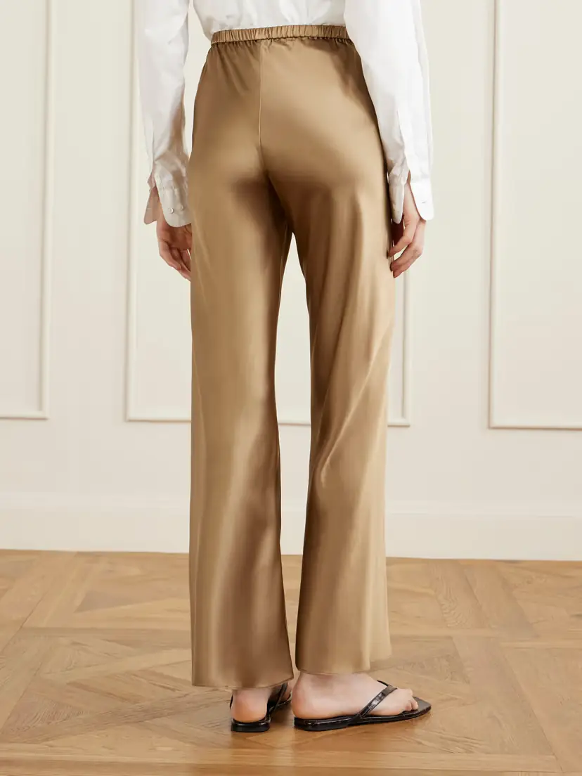 Comme Si Silk-bias Straight-leg Pants | Thumbnail 4 Comme Si Silk-bias Straight-leg Pants | Thumbnail 4