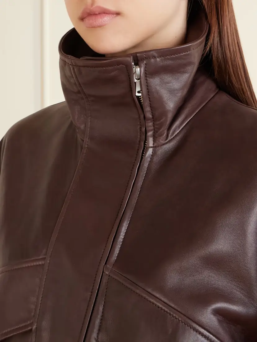 Nour Hammour Leather Jacket | Thumbnail 5 Nour Hammour Leather Jacket | Thumbnail 5