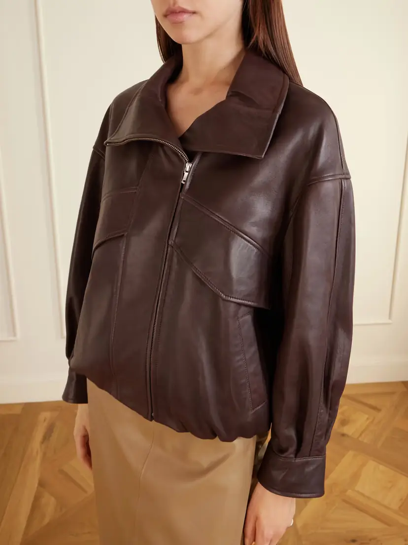 Nour Hammour Leather Jacket | Thumbnail 6 Nour Hammour Leather Jacket | Thumbnail 6