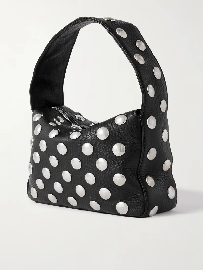 Khaite Elena Small Studded Textured-leather Shoulder Bag | Thumbnail 3 Khaite Elena Small Studded Textured-leather Shoulder Bag | Thumbnail 3