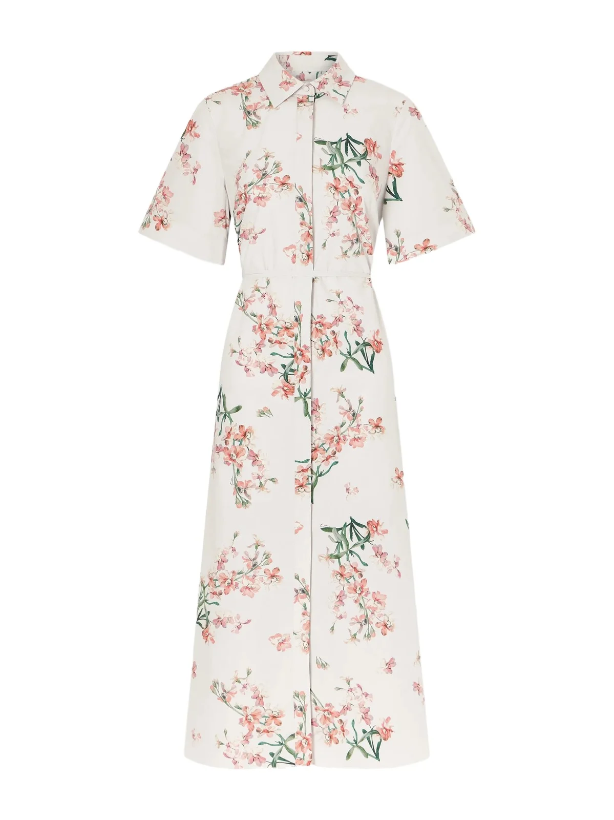 Floral-print Cotton-poplin Midi Dress Floral-print Cotton-poplin Midi Dress