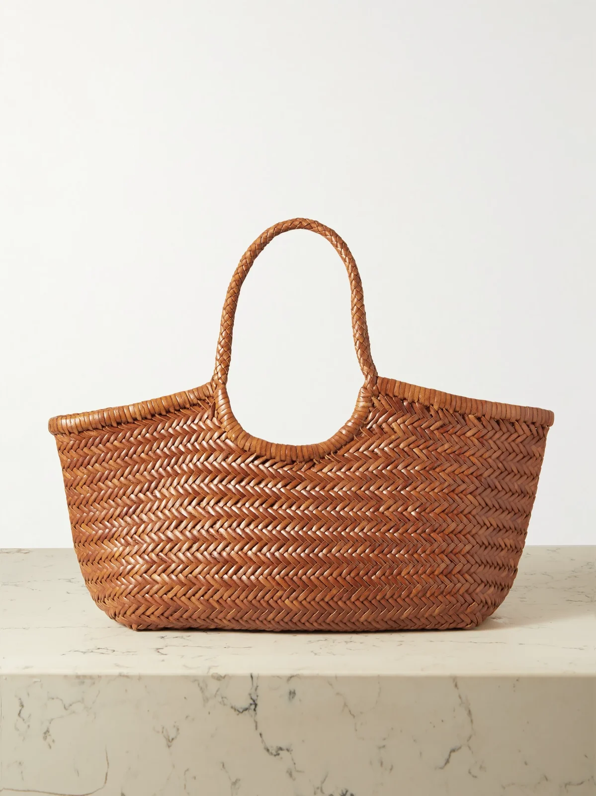 Nantucket Large Woven Leather Tote Nantucket Large Woven Leather Tote