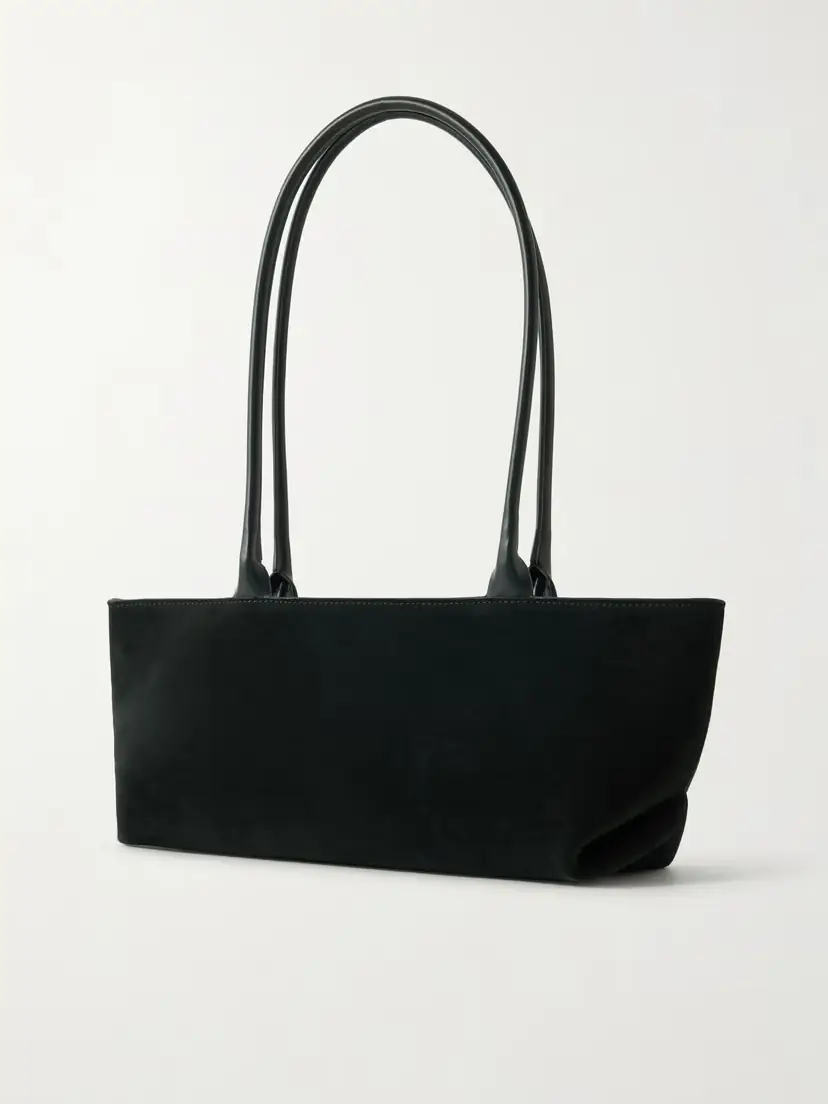 DeMellier The New York Shoulder Leather-trimmed Suede Bag | Thumbnail 4 DeMellier The New York Shoulder Leather-trimmed Suede Bag | Thumbnail 4
