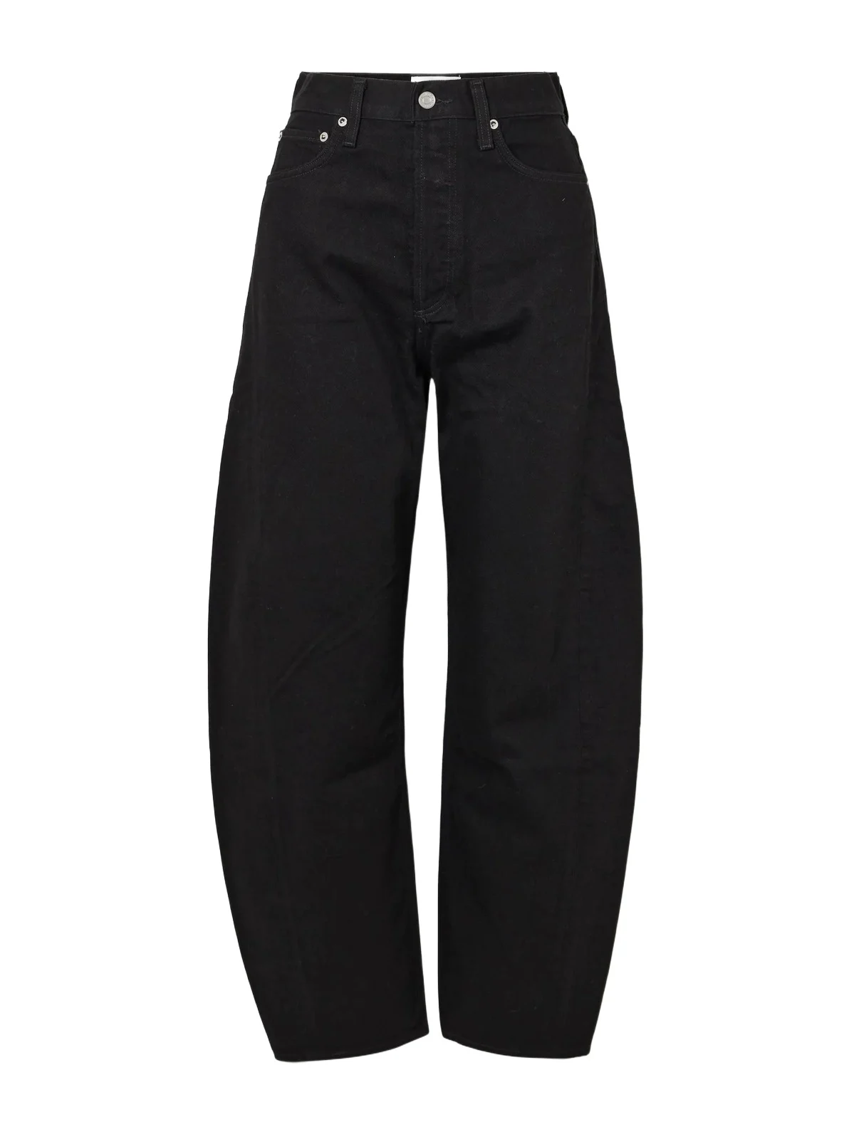 Luna Pieced Organic High-rise Barrel-leg Jeans