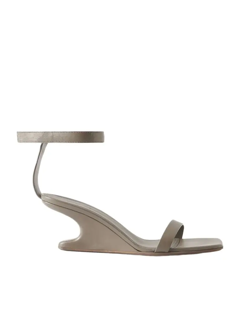 Cantilever Leather Wedge Sandals Cantilever Leather Wedge Sandals
