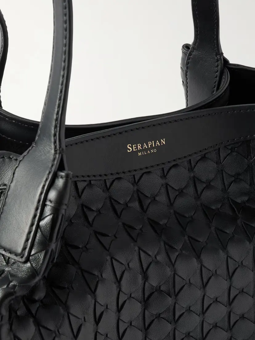 Serapian Secret Large Woven Leather Tote | Thumbnail 4 Serapian Secret Large Woven Leather Tote | Thumbnail 4