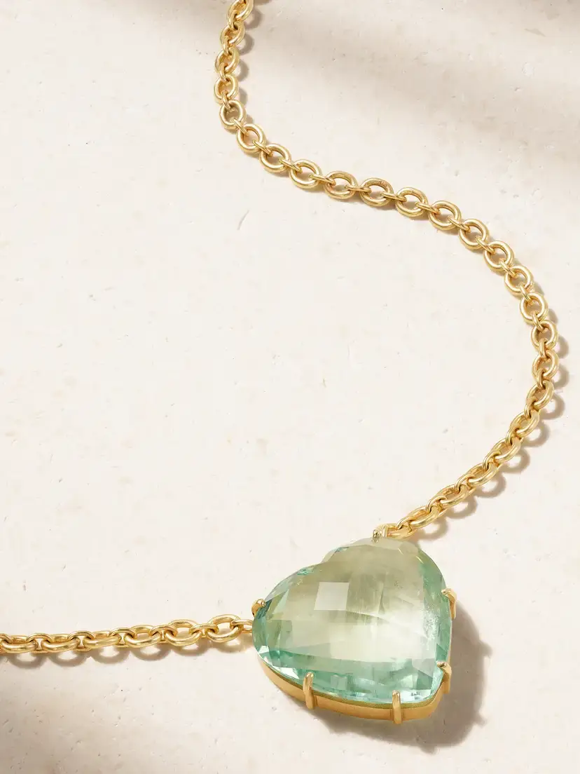 Irene Neuwirth Love 18-karat Gold Beryl Necklace | Image 1 Irene Neuwirth Love 18-karat Gold Beryl Necklace | Image 1