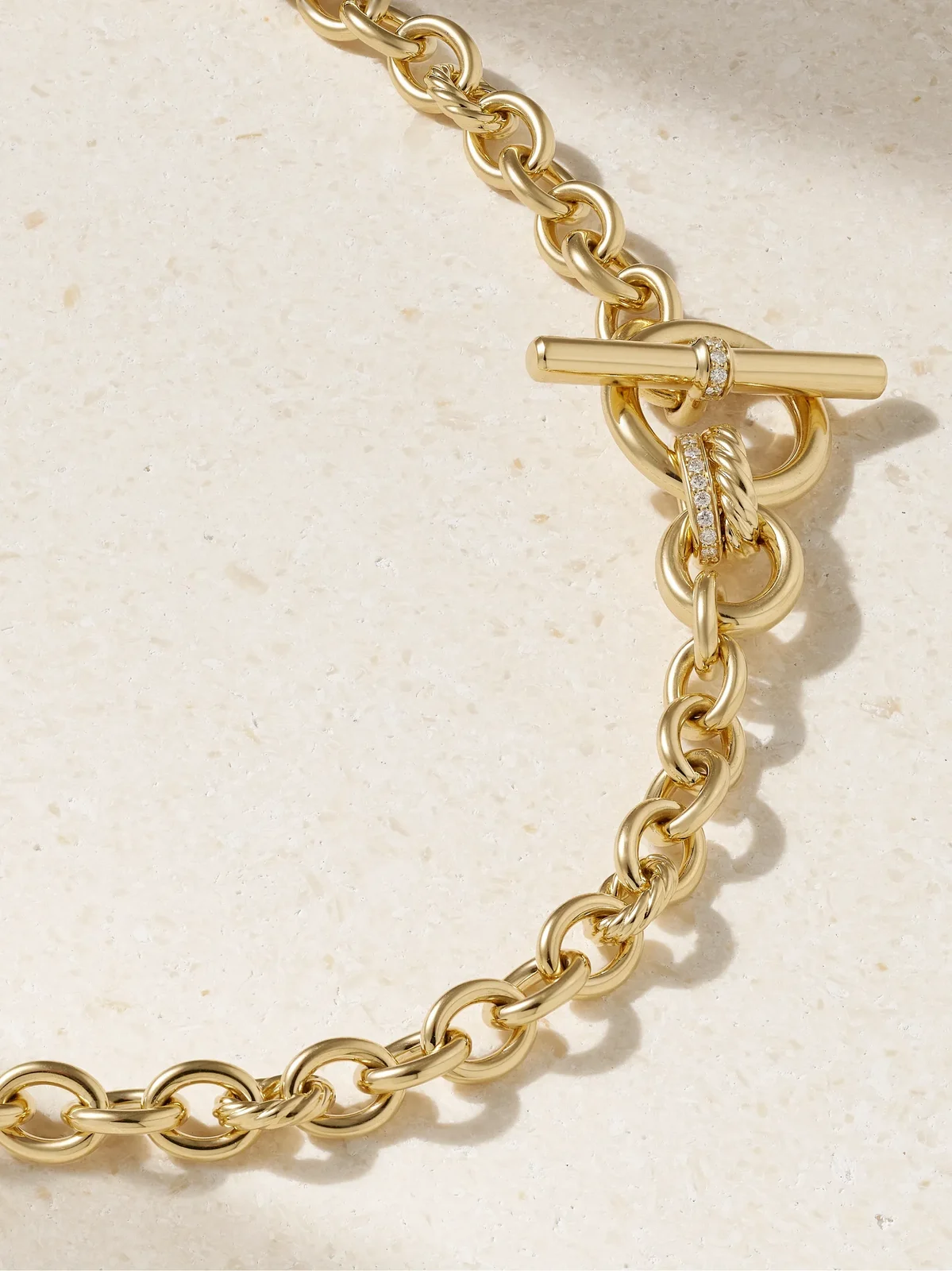 Dy Mercer® 18-karat Gold Diamond Necklace Dy Mercer® 18-karat Gold Diamond Necklace