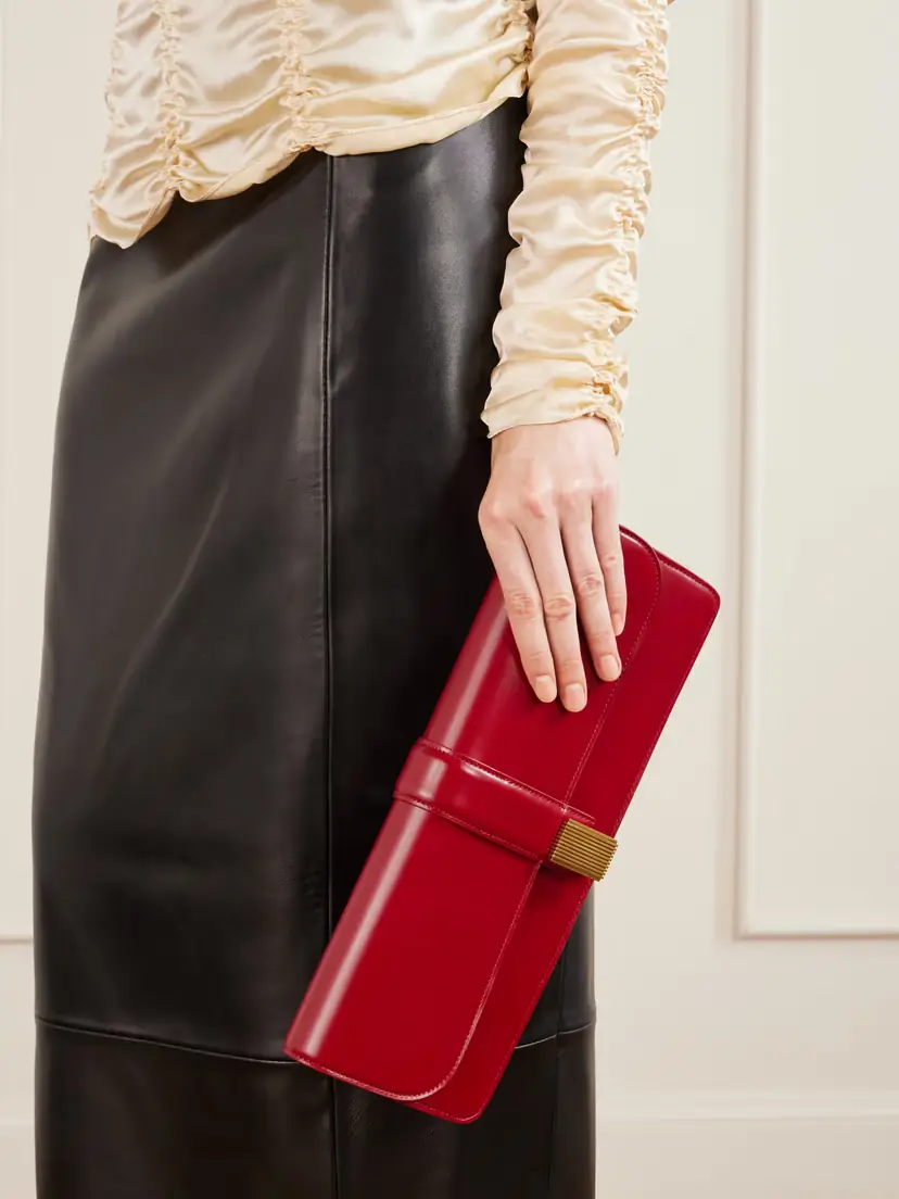 Khaite Blake Leather Clutch | Thumbnail 2
