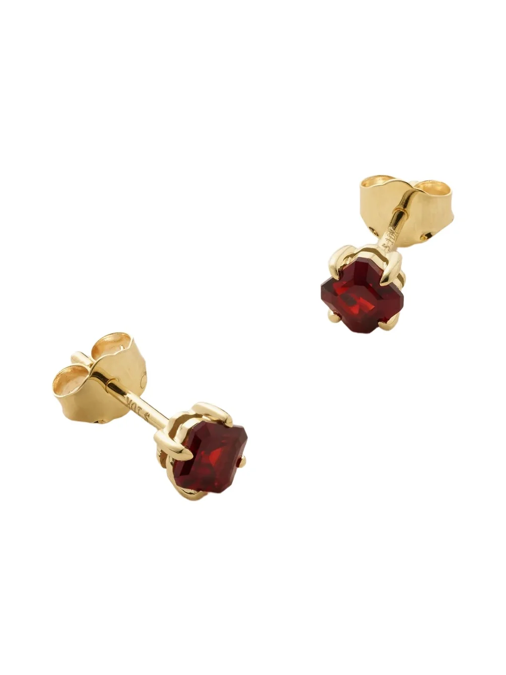 10-karat Gold Garnet Earrings 10-karat Gold Garnet Earrings