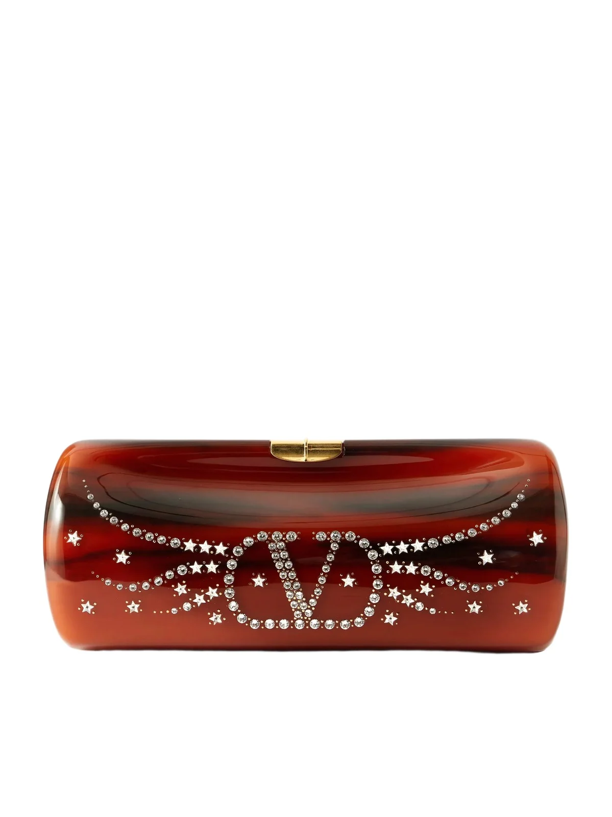 Pince Vlogo-embellished Resin Clutch Pince Vlogo-embellished Resin Clutch