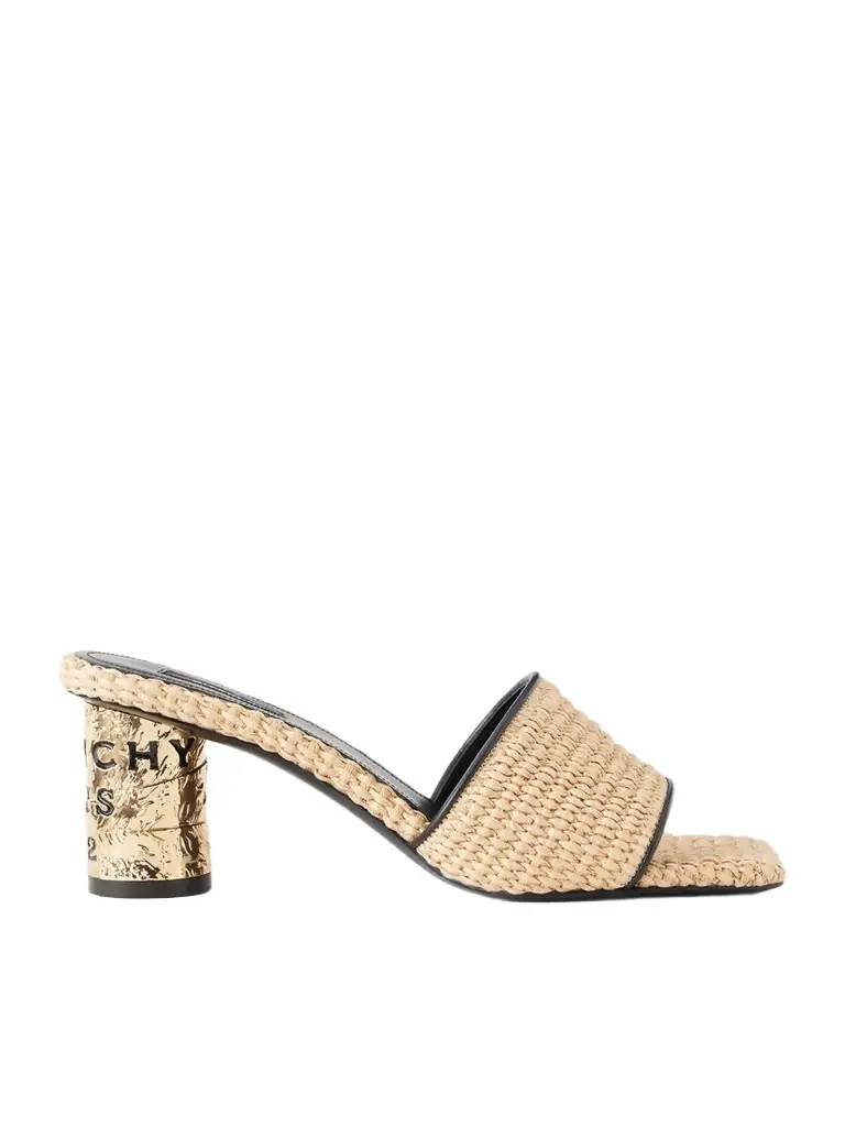 Givenchy Tape Raffia Mules | Image 1 Givenchy Tape Raffia Mules | Image 1