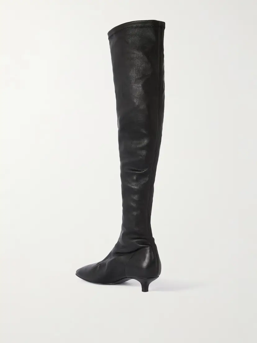TOTEME Leather Knee Boots | Thumbnail 3 TOTEME Leather Knee Boots | Thumbnail 3