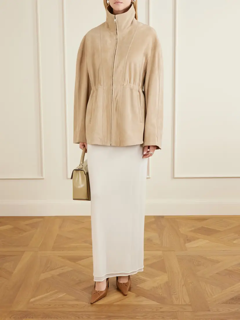 Nour Hammour Passage Suede Jacket | Thumbnail 2