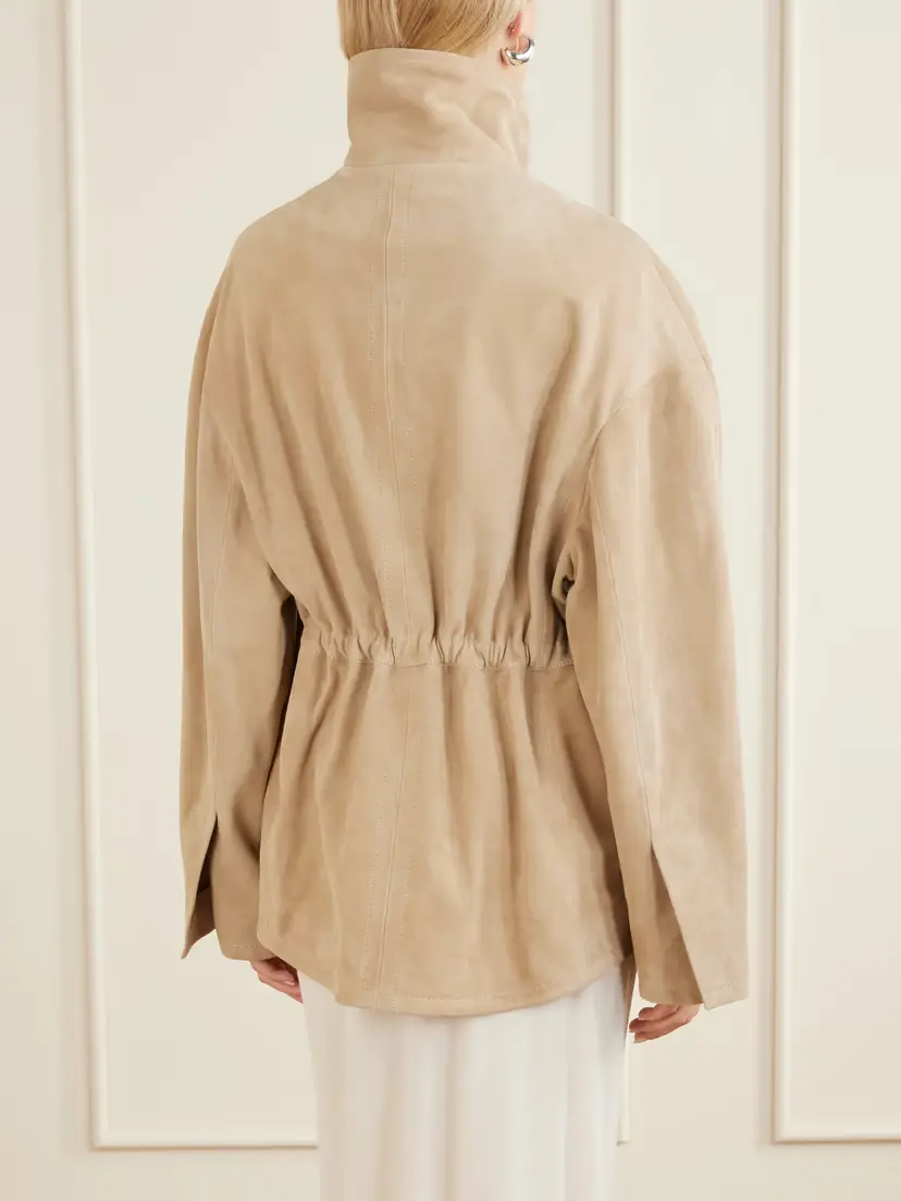 Nour Hammour Passage Suede Jacket | Thumbnail 3
