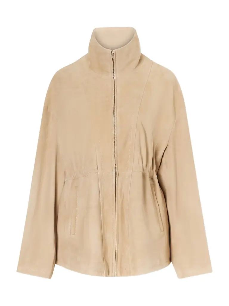 Nour Hammour Passage Suede Jacket | Image 1 Nour Hammour Passage Suede Jacket | Image 1