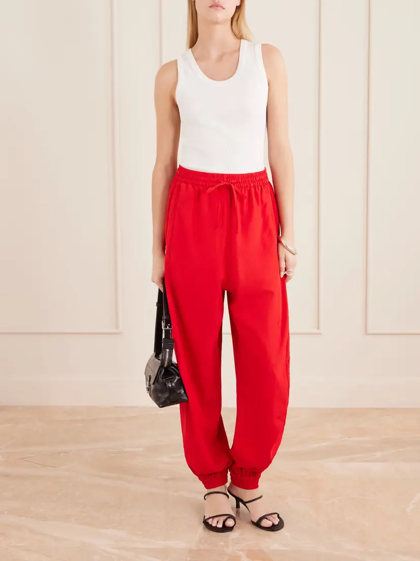 RÓHE Crinkled Cotton-blend Balloon Pants | Thumbnail 2