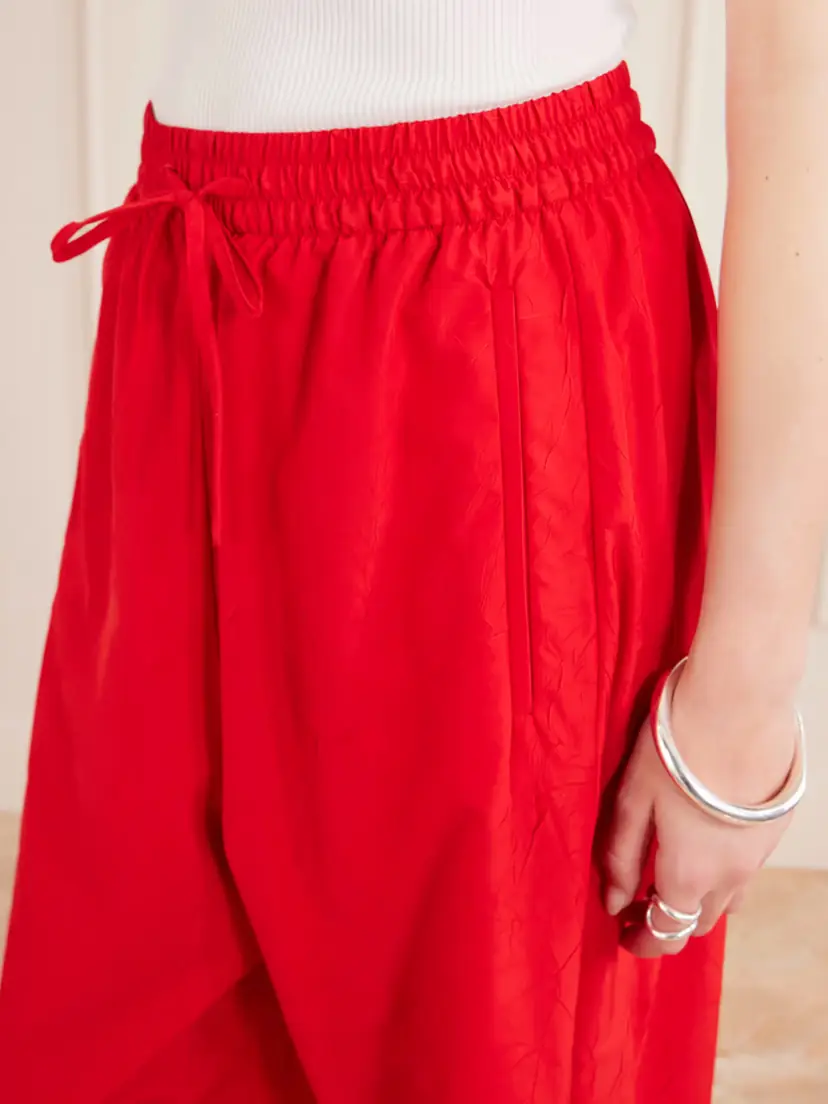 RÓHE Crinkled Cotton-blend Balloon Pants | Thumbnail 4