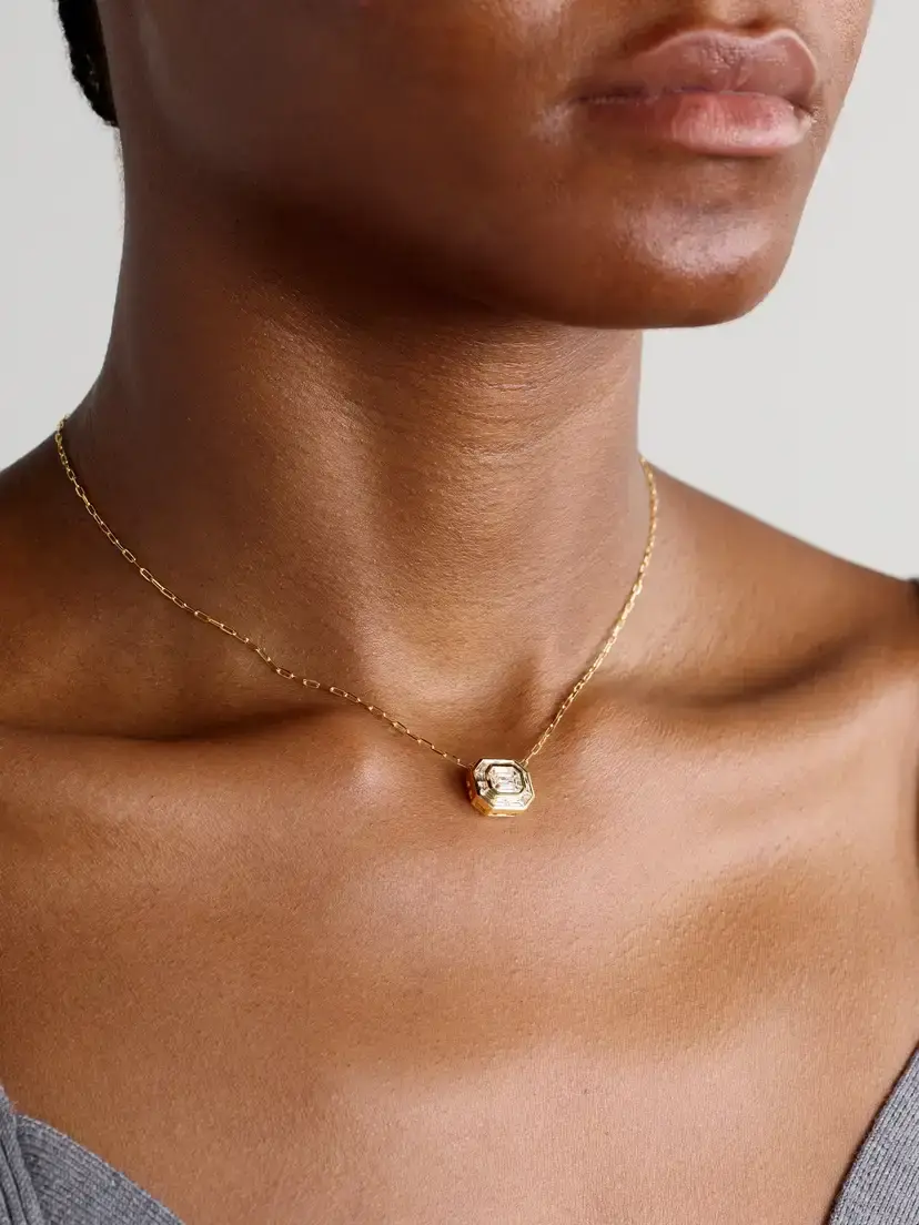 SHAY Illusion 18-karat Gold Diamond Necklace | Thumbnail 2 SHAY Illusion 18-karat Gold Diamond Necklace | Thumbnail 2