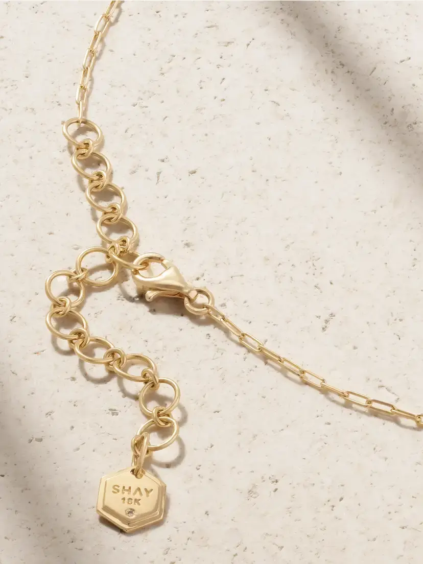 SHAY Illusion 18-karat Gold Diamond Necklace | Thumbnail 3 SHAY Illusion 18-karat Gold Diamond Necklace | Thumbnail 3