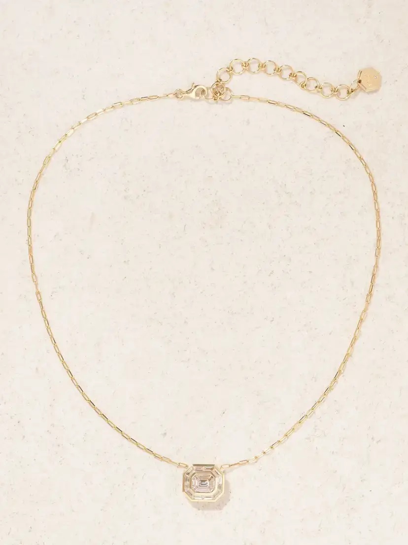 SHAY Illusion 18-karat Gold Diamond Necklace | Thumbnail 4 SHAY Illusion 18-karat Gold Diamond Necklace | Thumbnail 4