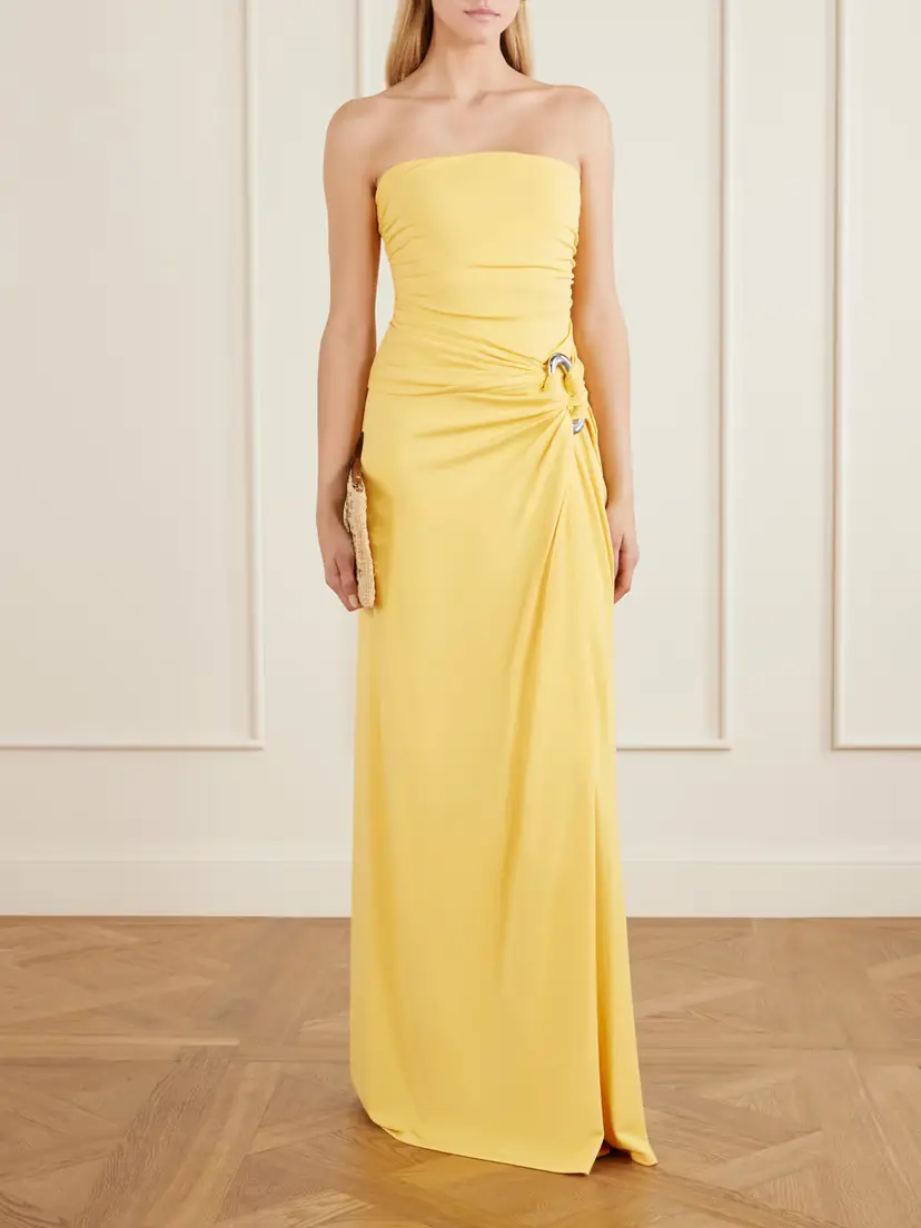 Simkhai Emma Strapless Embellished Jersey Gown | Thumbnail 2