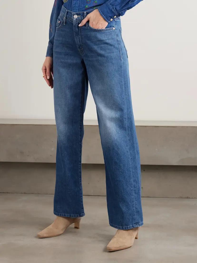Mother The Mid Rise Maven Skimp Straight-leg Jeans | Thumbnail 3 Mother The Mid Rise Maven Skimp Straight-leg Jeans | Thumbnail 3