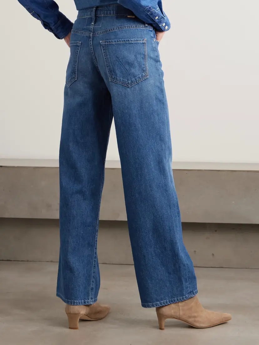Mother The Mid Rise Maven Skimp Straight-leg Jeans | Thumbnail 4 Mother The Mid Rise Maven Skimp Straight-leg Jeans | Thumbnail 4