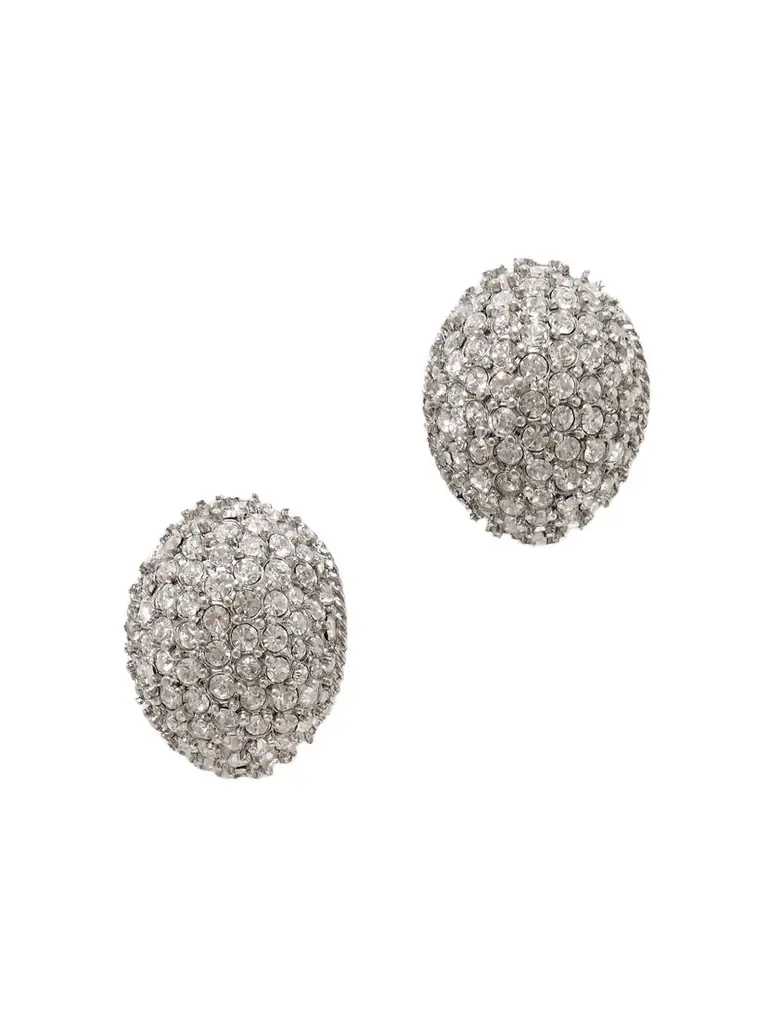 Jennifer Behr Tinsel Rhodium-plated Crystal Earrings | Image 1 Jennifer Behr Tinsel Rhodium-plated Crystal Earrings | Image 1