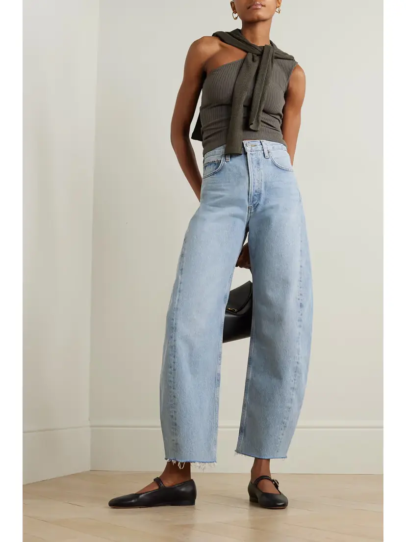 AGOLDE Luna Pieced Organic High-rise Barrel-leg Jeans | Thumbnail 2 AGOLDE Luna Pieced Organic High-rise Barrel-leg Jeans | Thumbnail 2