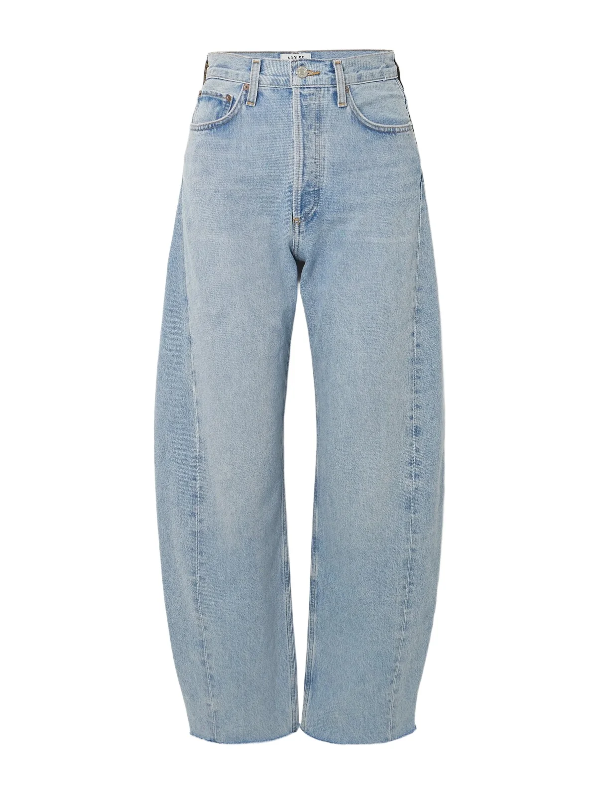 Luna Pieced Organic High-rise Barrel-leg Jeans Luna Pieced Organic High-rise Barrel-leg Jeans
