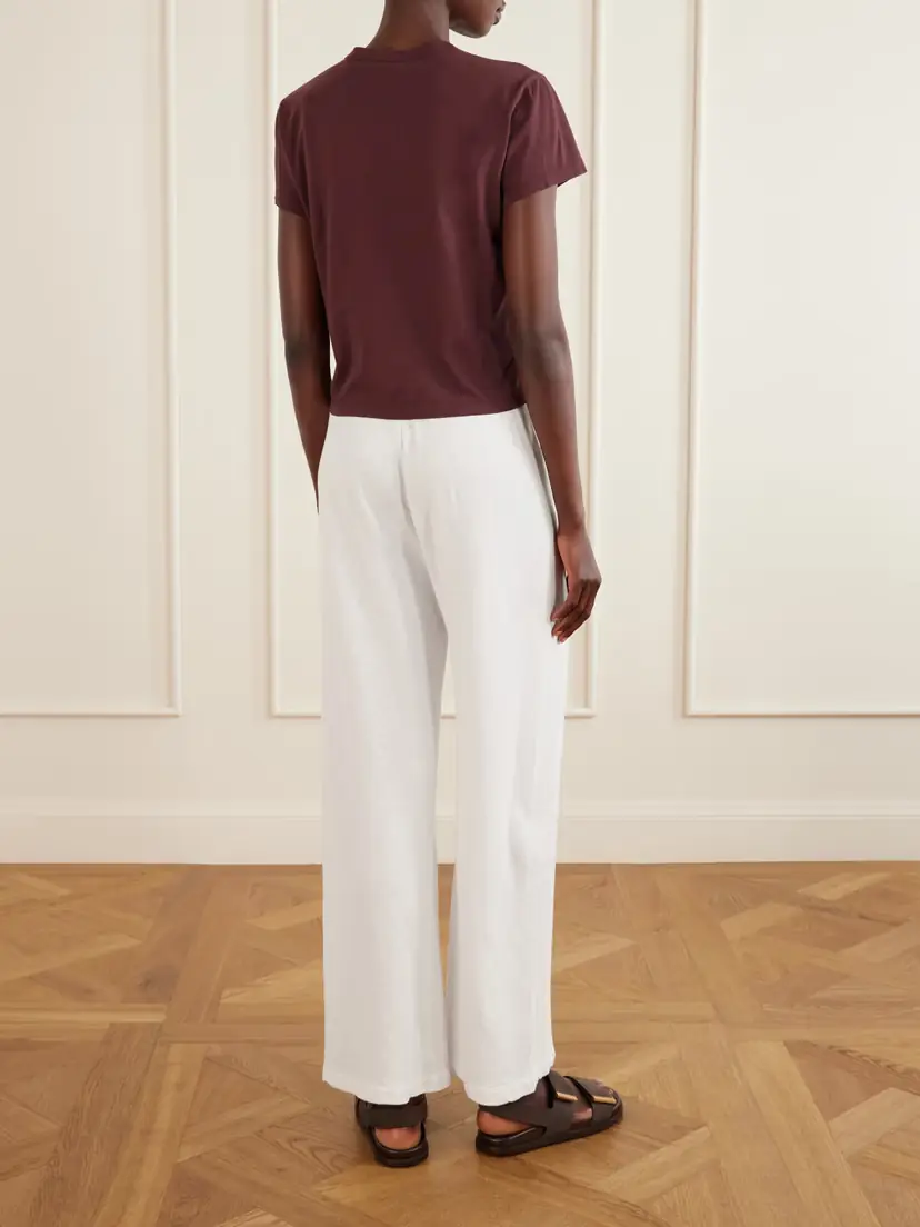 James Perse Cropped Cotton-jersey T-shirt | Thumbnail 3 James Perse Cropped Cotton-jersey T-shirt | Thumbnail 3
