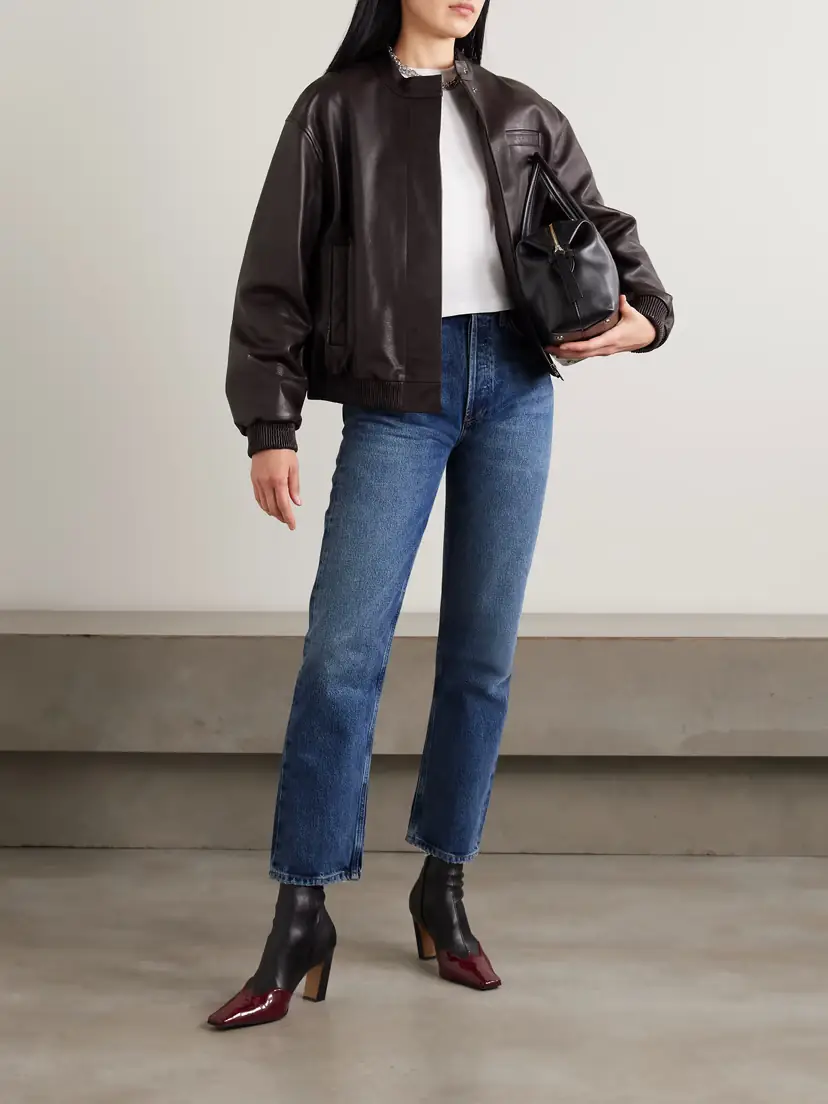 AGOLDE 90's Pinch Waist Organic High-rise Straight-leg Jeans | Thumbnail 2