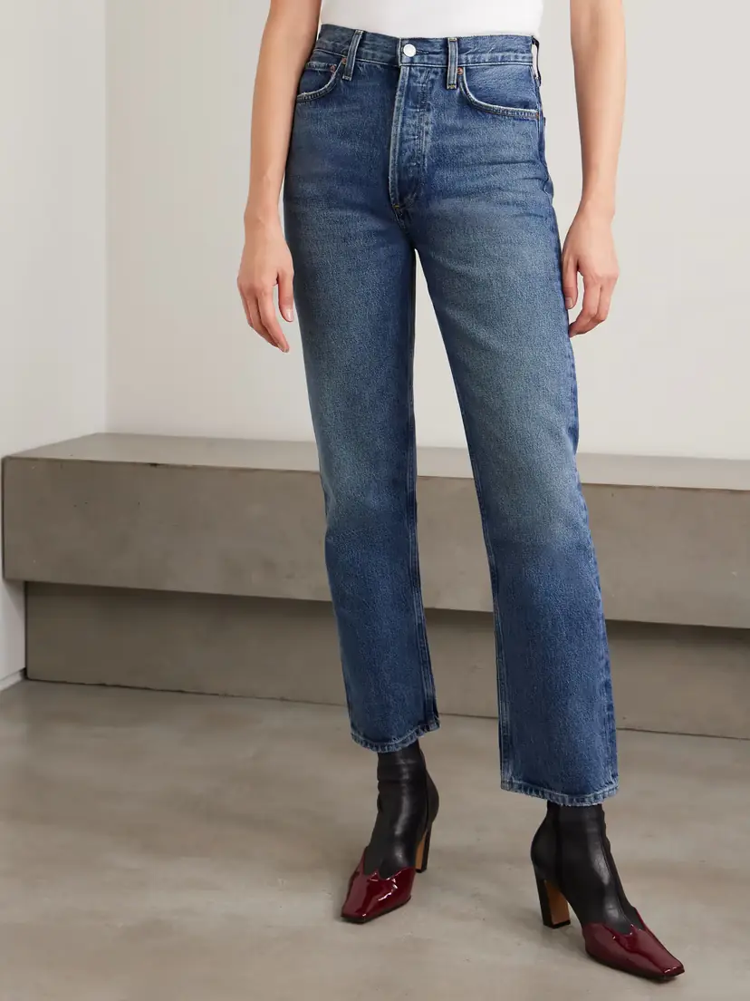 AGOLDE 90's Pinch Waist Organic High-rise Straight-leg Jeans | Thumbnail 3