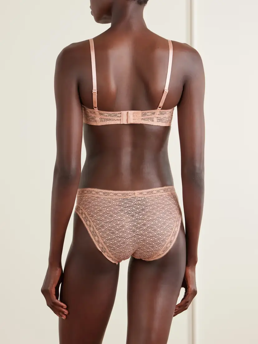 Eres Somptueuse Lace Underwired Balconette Bra | Thumbnail 3 Eres Somptueuse Lace Underwired Balconette Bra | Thumbnail 3