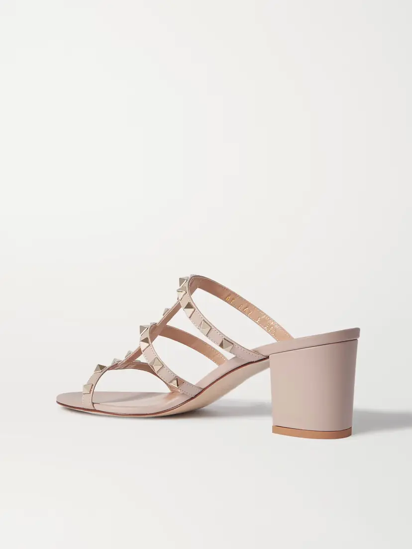 Valentino Garavani Rockstud 60 Leather Mules | Thumbnail 3 Valentino Garavani Rockstud 60 Leather Mules | Thumbnail 3