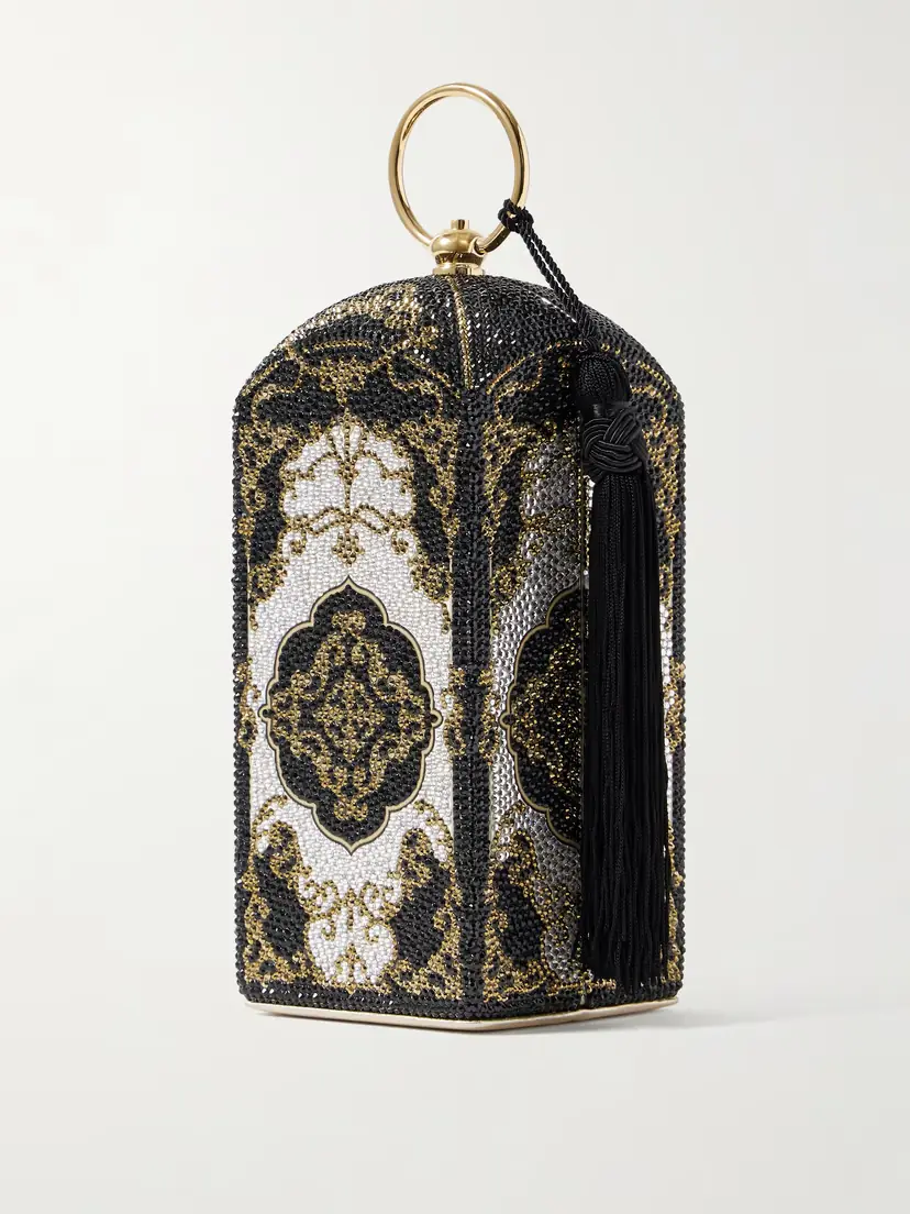 Judith Leiber Couture Tea Crystal-embellished Gold-tone Clutch | Thumbnail 3 Judith Leiber Couture Tea Crystal-embellished Gold-tone Clutch | Thumbnail 3