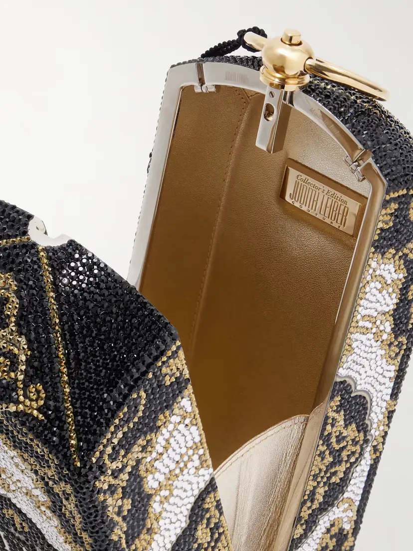 Judith Leiber Couture Tea Crystal-embellished Gold-tone Clutch | Thumbnail 5 Judith Leiber Couture Tea Crystal-embellished Gold-tone Clutch | Thumbnail 5