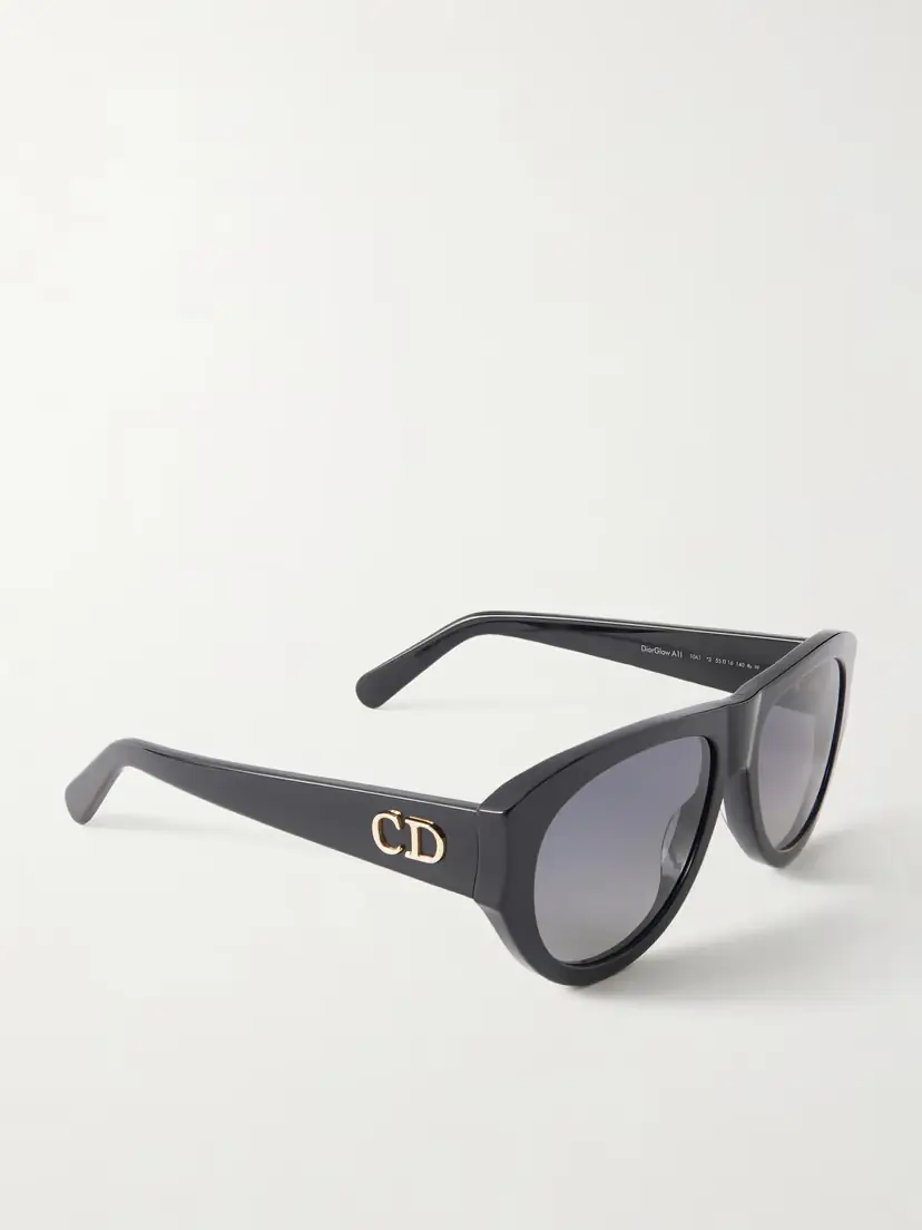 DIOR Eyewear Diorglow A1u Aviator-style Acetate Sunglasses | Thumbnail 3