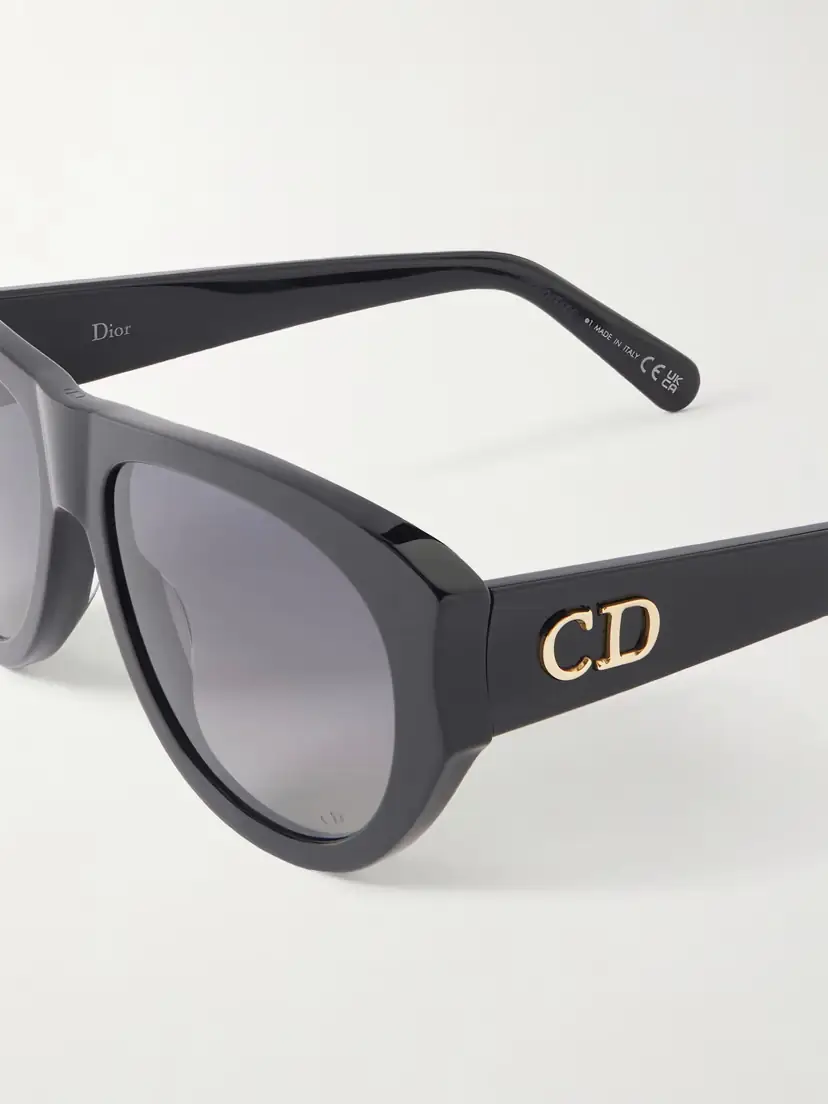 DIOR Eyewear Diorglow A1u Aviator-style Acetate Sunglasses | Thumbnail 4
