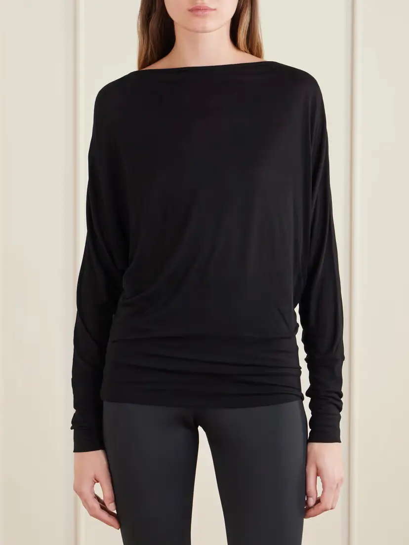TOTEME Boatneck Jersey Top | Thumbnail 3 TOTEME Boatneck Jersey Top | Thumbnail 3