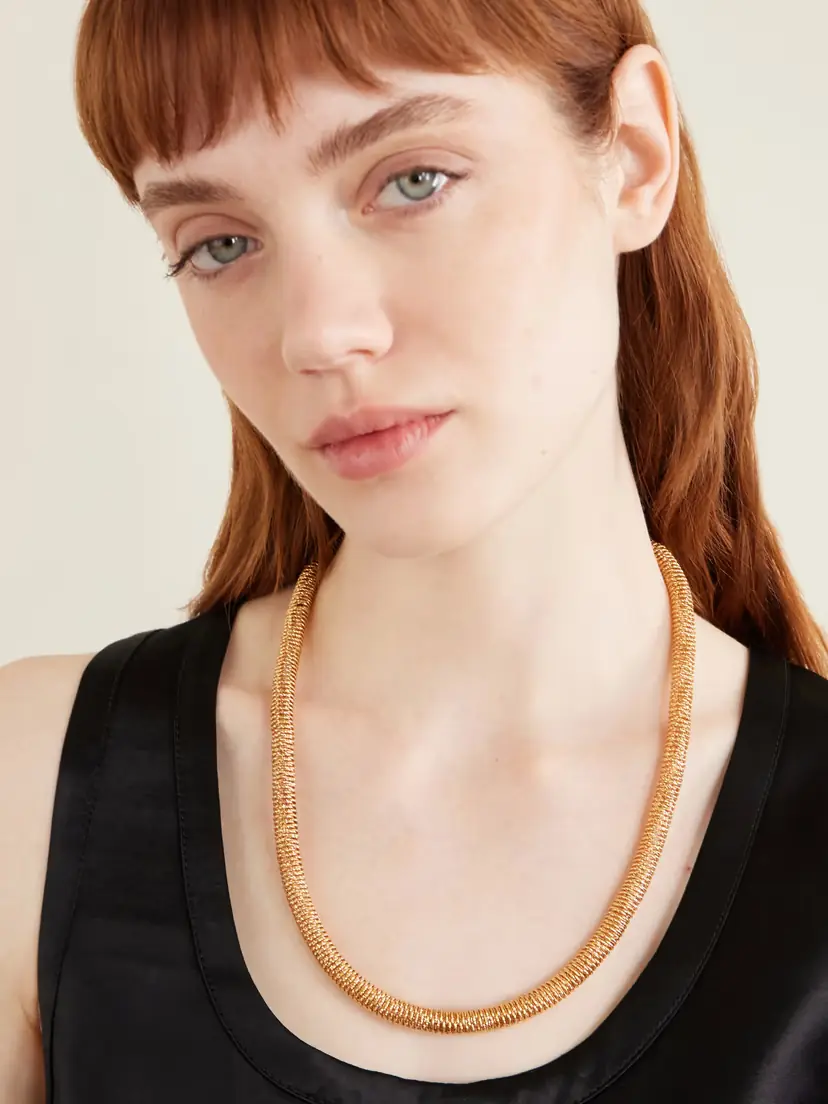 Carolina Bucci K.i.s.s. 18-karat Rose Gold Necklace | Thumbnail 2