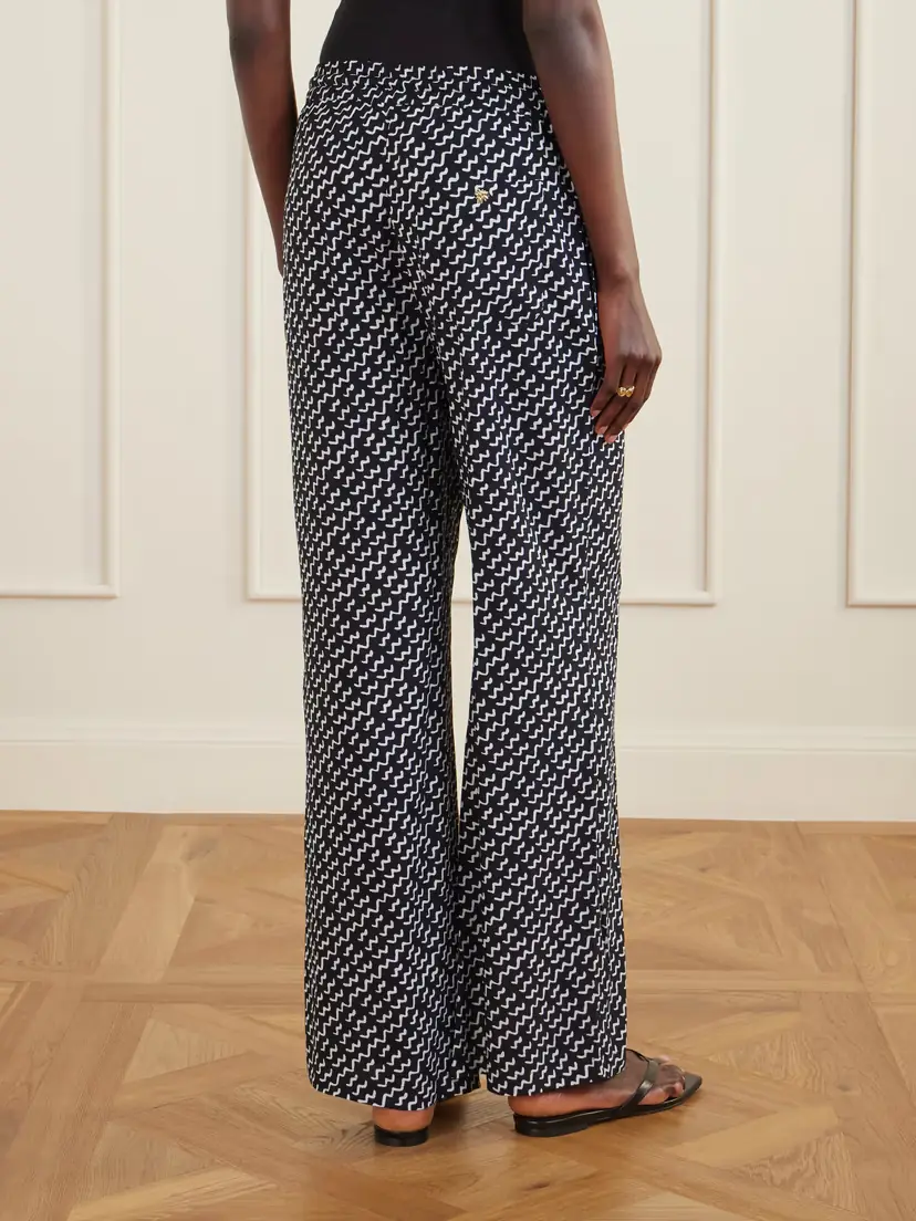 Donde Esteban Estrellitas Y Olas Printed Woven Straight-leg Pants | Thumbnail 4 Donde Esteban Estrellitas Y Olas Printed Woven Straight-leg Pants | Thumbnail 4