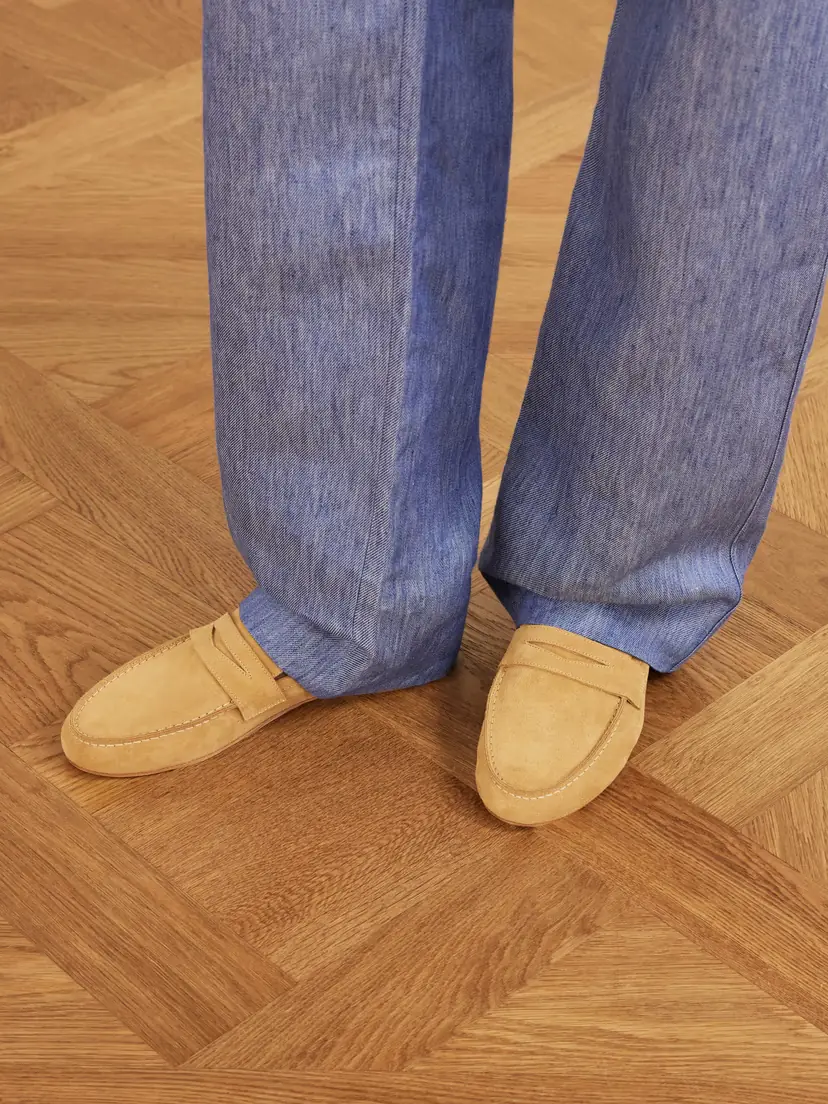 Jamie Haller Leather Penny Loafers | Thumbnail 2