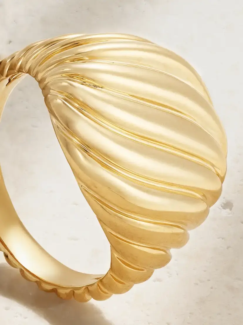 David Yurman Cable 18-karat Gold Signet Ring | Thumbnail 4