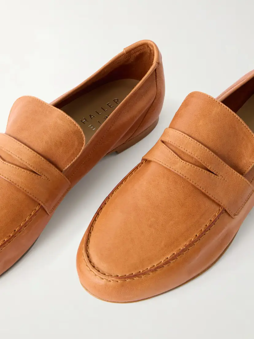 Jamie Haller Leather Penny Loafers | Thumbnail 5