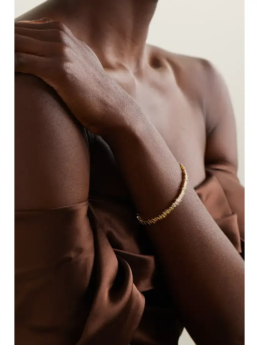 Suzanne Kalan 18-karat Gold Diamond Bracelet | Thumbnail 2 Suzanne Kalan 18-karat Gold Diamond Bracelet | Thumbnail 2