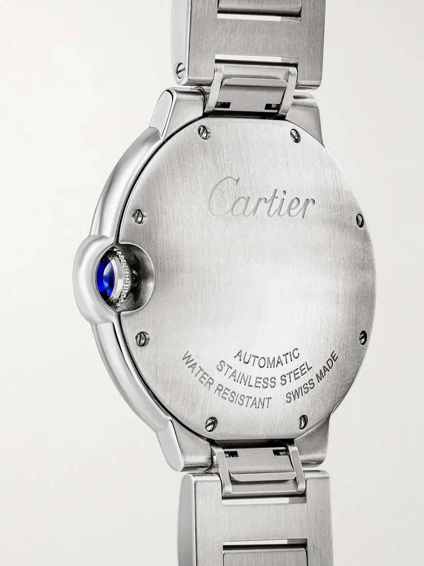 Cartier Ballon Bleu De Automatic Stainless Steel Diamond Watch | Thumbnail 4 Cartier Ballon Bleu De Automatic Stainless Steel Diamond Watch | Thumbnail 4